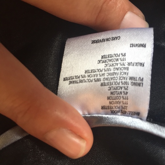 Calvin Klein hooded wool blend jacket - Picture 8 of 8